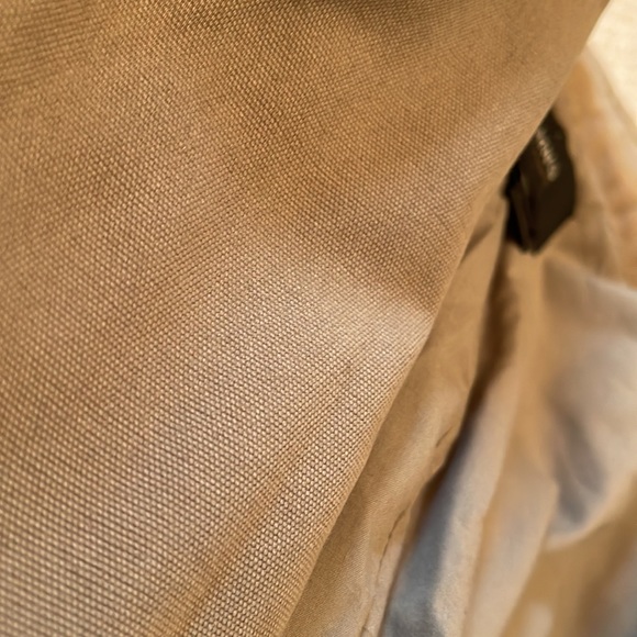 MANGO tan brown cotton biker jacket, size M - Picture 6 of 7